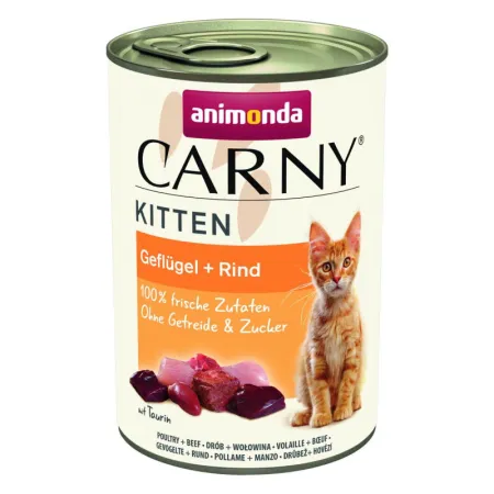 ANIMONDA Carny Kitten wołowina z drobiem 400g